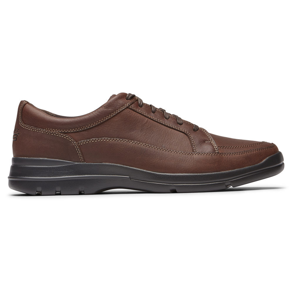 Tenis Rockport Homem Marrom - Junction Point Lace To Toe - 18452JVZI